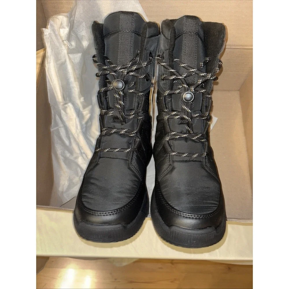 New $140 Sorel Women's 7 Black Whitney III Waterproof Boots